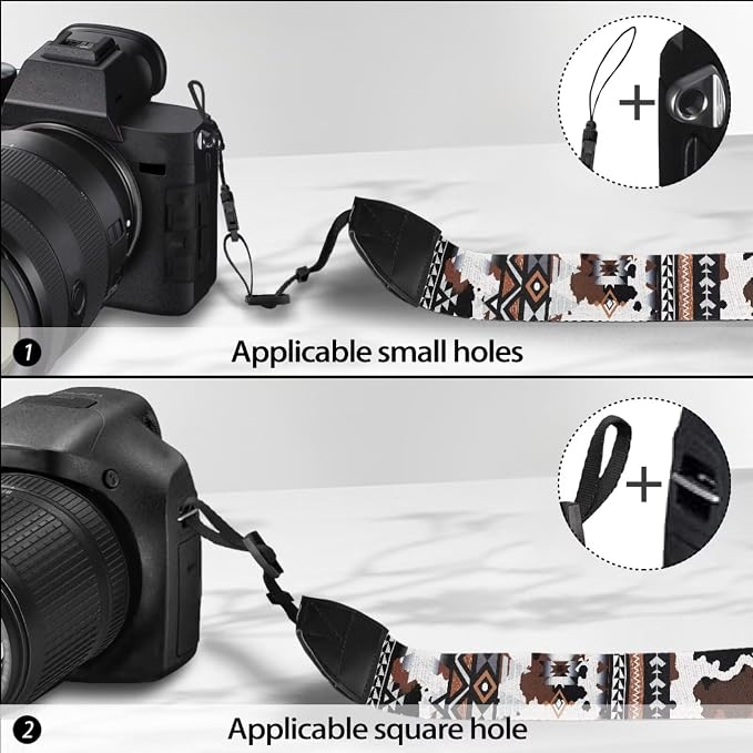 Coldinair Black Adjustable Camera Strap Universal Neck & Shoulder Soft Padded Strap for All DSLR Cameras,Binoculars - Image 5