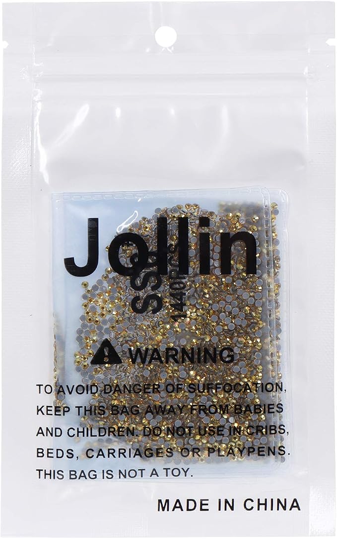 Jollin Hotfix Rhinestones Flatback Crystal Gems 2mm SS6, Metallic Sunshine | 2880pcs Hot Fix Crystals Glass Rhinestones for Bedazzling, Crafting, Clothes, Shoes & Accessories DIY Decoration - Image 7