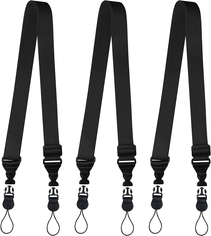 3 Pack Adjustable Shoulder Strap, iPad Strap Nylon Neck Lanyard | for iPad/Samsung Tablet Case,Camera Binocular Crossbody Laptop Luggage Bag by Gowjaw