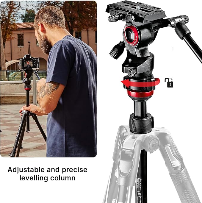 Manfrotto Befree Live Twist, Travel Tripod in Aluminum with Twist Closure, Camera Tripod for DSLR, Mirrorless, Reflex Cameras and Video Cameras, Camera and Video Accessories | Video Accessories, Reflex Cameras, Camera for DSLR - Image 3
