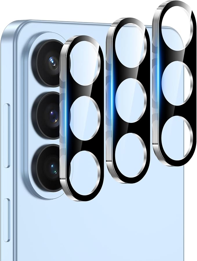 WHPXJY 2026 New Upgrade for 3 pack Samsung Galaxy S26 Camera Lens Protector-Tempered Glass Cover, 9H+ Shatterproof/Anti-scratch/Maintains Original Clarity/Easy to Install by WHPXJY