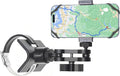 CamKix BarGrip Phone Mount for UTV Roll Bars of All Shapes - Compatible with Polaris, CanAm, Honda, Kawasaki, Wildcat - 360° Rotation for 1"-2" Cages RZR, UTV Smartphone Accessories by CamKix