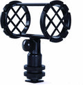 Movo SMM1 Microphone Shock Mount with Camera Cold Shoe for Shotgun Microphones 19-25mm in Diameter (Including Rode NTG-1, NTG-2, Sennheiser MKE-600) by Movo