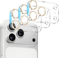 Dengduoduo 3 Pack Camera Lens Protector for iPhone 17 Pro, Tempered Glass, Ultra HD, 9H Hardness, Anti-Scratch, Case Friendly,[No Affect on Night Shots],Gold by Dengduoduo