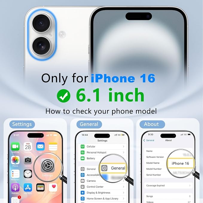 BENTOBEN Magnetic for iPhone 16 Case, Cute Wavy [Full Camera Protection][Compatible with MagSafe] Matte Anti-Slip Bumper Women Girls Boys Protective Cover for iPhone 16 6.1",Yellow - Image 2