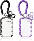 2 Pack Cute Photocard Holder Keychain,Kpop Photo Card Holder | Creative Photo Protector Keychain Accessories for Bus Card, Daily Display & Travel Decorations Gifts by Unknown