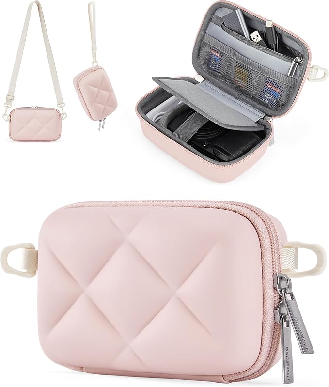 BAGSMART Digital Camera Case Protective Lightweight Camera Bag with Strap | Waterproof & Shockproof Small Camera Case with 2 Carrying Ways for Canon PowerShot G7X Mark II/III/Sony DSCW800/DSCW830 by BAGSMART