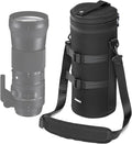 Ambitful 4.92 × 11.42 in Thick Camera Lens Pouch Case, Protection Lens bag | Water/Dust/Shock Lens Pouch for DSLR Camera Lens Compatible Below 4.92 × 11.42 in Sony, Nikon,Canon,Fujifilm,Tamron Lenses by Ambitful