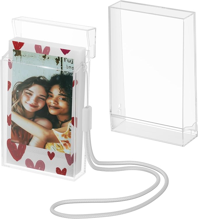 Instax Mini Polaroid Film Storage Case for Fujifilm Instax Mini EVO/12/11/9/8/99/90/40/SE Films, Instant Camera Photos Accessories, 2x3 Polaroid Picture Holder, Instax Photo Frame for Travel, 2 Pack by Janaden