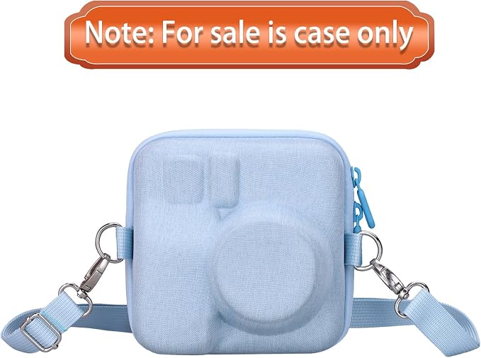 LTGEM Hard Case Compatible with Fujifilm Instax Mini 13, Mint Green | Fits Fujifilm Instax Mini 13/12/11/10/9, Hard Carrying Travel Camera Bag with Shoulder Strap - Image 7