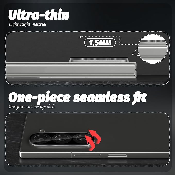 Orzero (3 Pack) Camera Lens Protector Compatible for Samsung Galaxy Z Fold 6, Protector de Cámera Tempered Glass 9 Hardness High Definition Anti-Scratch Case Friendly Does not Affect Night Shots - Image 3