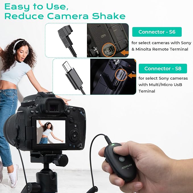 USB-C Rechargeable Wireless Camera Remote Shutter Release for Sony | A7 IV, A7 III, A7R V, A7R IV, A7S III, A1, A9 II, A9, A6600, A6500, A6400, A6000, RX100 VII, RX100 VI, ZV-1, FX3, FX30 - Image 7