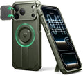 Dexnor for iPhone 17 Pro Max Case, [Built-in Flip Camera Cover & Camera Control Cover & Kickstand], Compatible with MagSafe, Heavy-Duty Rugged Shockproof Magnetic Phone Cover, 6.9 inch Army Green by Dexnor