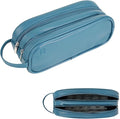 Daily Contact Lens Organizer case,Portable Storage Case for Disposable Daily Contact Lenses, Travel Storage Case with Clearly Labeled R & L, Storage up to 60 lenses (Navy Blue) by Unknown