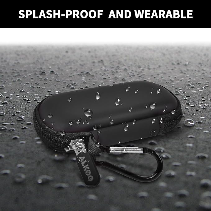 USB Flash Drive Case, SD Card/Thumb Drive/Memory Cards Holder, Bag Only | SDXC/SDHC Storage, Electronic Accessories Organizer for SanDisk / for Samsung, for Students/IT/Office/School/Travel, AllBlack - Image 5