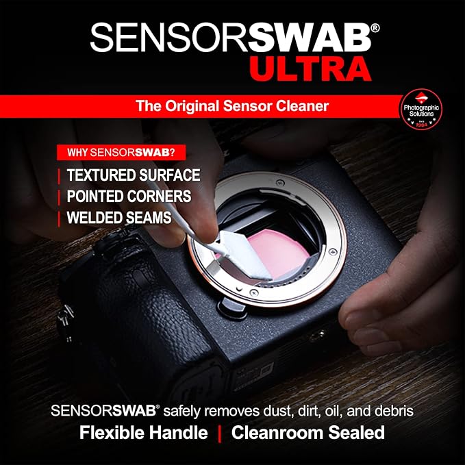 Photographic Solutions Digital Survival Kit - Type-4 (33mm) Sensor Swabs, PEC-PAD Photo Wipes, E-Wipe Packet, Aeroclipse Optic Cleaner Non-Flamable Solution - Camera Cleaning Kit with Travel Bag - Image 3