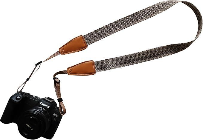UNIKSTRAP Original Design, Personalized Adjustable Minimalism Style Cotton & Flax Camera Strap, Fit for Canon Nikon Sony Olympus Interchangeable Lens Digital Camera/DSLR etc. by Unknown
