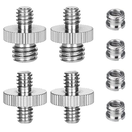 8PCS Camera Screws Mount Adapter 1/4 3/8 Inch Threaded Converter by Homeet