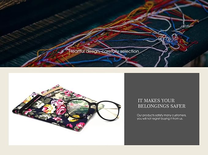 Quality Microfiber Eyeglass Pouch with Bead Lock Micro Fiber Sunglasses Case Pouch Soft Store - Image 3
