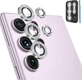 Tensea Compatible with Samsung Galaxy S23 Ultra Camera Lens Protector | 9H Tempered Glass Camera Cover Screen Protector Metal Individual Ring [Installation Tray][Case Friendly] by Tensea