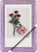 2x3 Instax Mini Photo Album, 28 Pockets. Glitter Purple, 1PK | Portable Wallet Size Album Stores 2x3 inch Instant Photos. Fits Polaroid, Instax Mini, Kodak Mini Prints and Zink. by GoldbarleyDesign