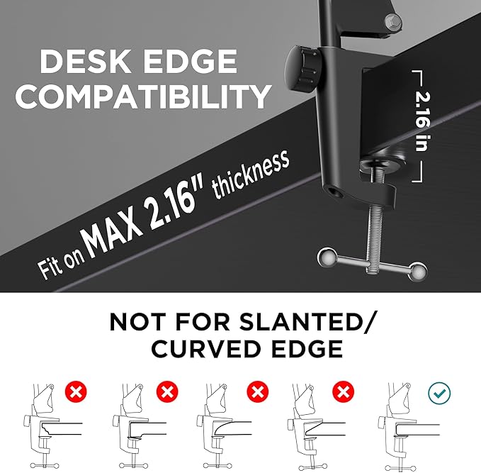 InnoGear Overhead Phone Mount Ring Light with Stand for Desk Canvas Lamp | Cooking Videos, Desk Clamp, Arm Stand, Calls, Adjustable Brightness, 3 Color Modes, Selfie, Phone, Sturdy - Image 4