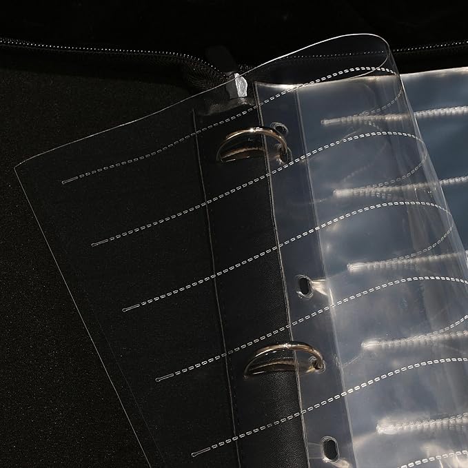 100 Pcs 35mm Film Negative Sleeves Film Negative Storage Presentation Materials 35mm Size Negative Pages Holds Seven Strips of Six Frames Help You Collect and Organize Film - Image 4