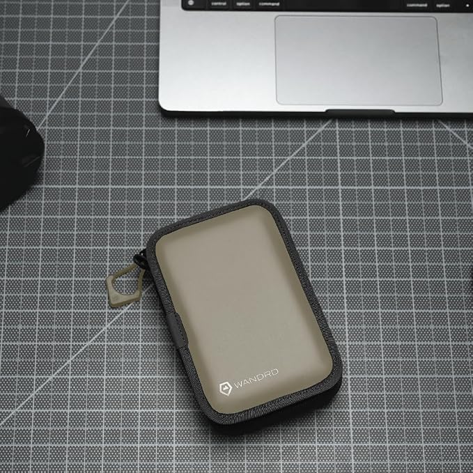 WANDRD Memory Card Case - Durable SD, Micro SD Card Holder for Creators | Camera Accessories & Electronics Organizer for Travel (Yuma Tan) - Image 3