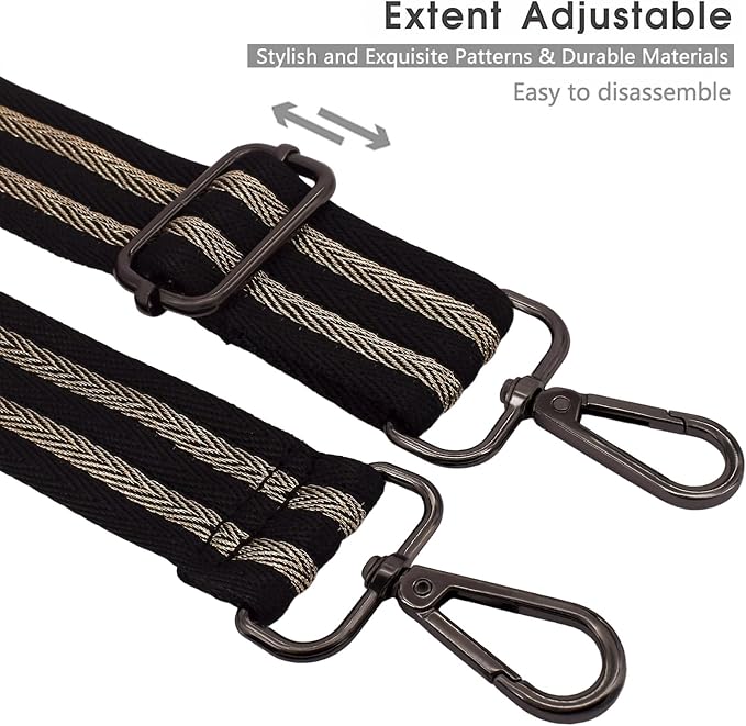 Replacement Purse Strap Shoulder Strap Adjustable Crossbody Strap for Women Crossbody Wide Shoulder Bag - Image 4