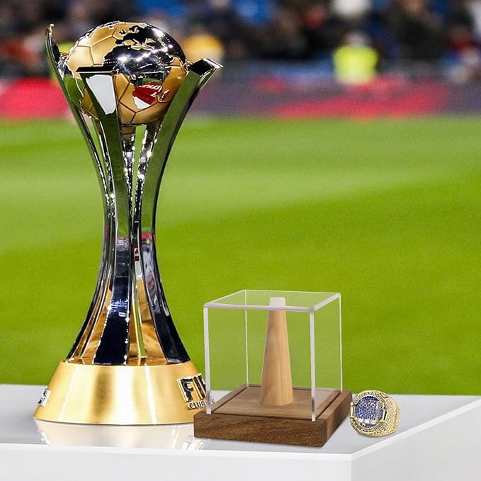 Clear Acrylic Championship Ring Display Case with Wood Stand Base, Memorabilia Stand Cube Holder Dust Protection Transparent Storage Box for Sports Baseball Basketball Fan Souvenir Protection Supplies - Image 9