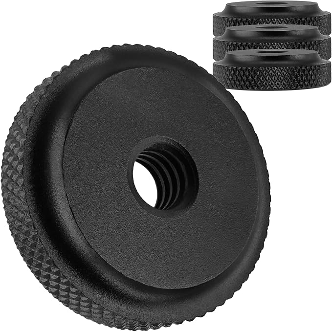 Camera Hot Shoe Mount Screw Adapter 1/4" to 1/4", BENACES 4-Pack Aluminum Alloy 1/4 Inch Nut Female Dual Thread Converter Connector for Heads, Tripods - Image 9