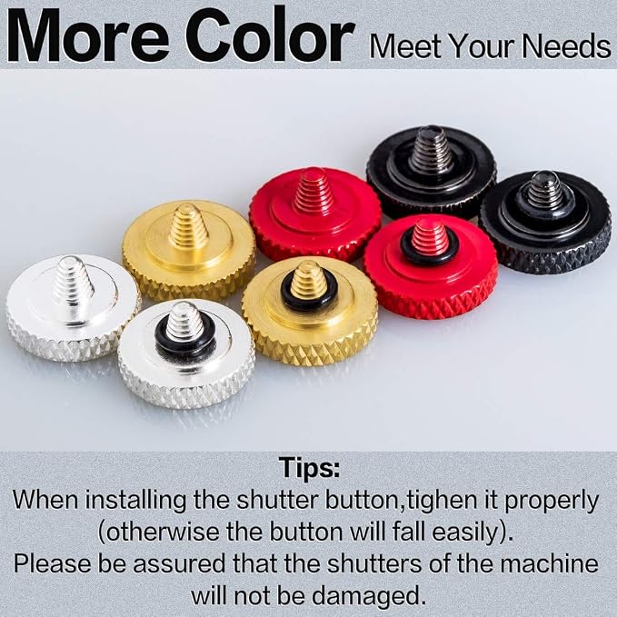 Fuji Shutter Release Button Accessories-Fujifilm Camera Soft Shutter Button | Silver Shutter Button for Canon Nikon Leica Film X100V X100F Xt5 Xt4 Xt3 Xt2 Xt30 Xt20 Xt10 Xpro3 Xpro2 Xpro1 - Image 7