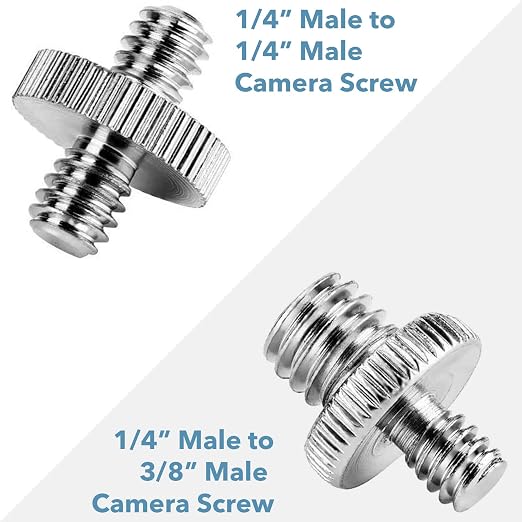 8PCS Camera Screws Mount Adapter 1/4 3/8 Inch Threaded Converter - Image 2