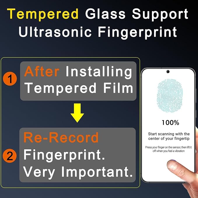 Ferilinso 3 Pack Privacy Screen Protector for Samsung Galaxy S24 | 9H+ Tempered Glass, Military-Grade Shatterproof, HD, Case Friendly, Easy Installation Bubble Free, with Camera Lens Protector - Image 7