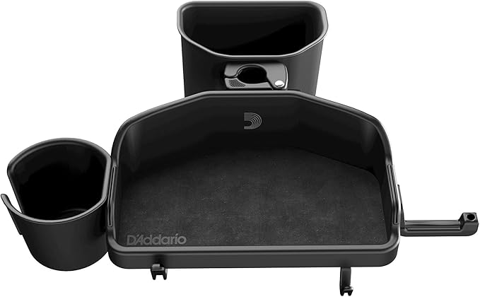 D'Addario Mic Stand Accessory System Starter Kit | D'Addario mic stand accessories organize picks, drinks and gear, keeping essentials secure, visible and stage-ready. - Image 2