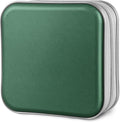 Siveit CD/DVD Cases 40 Capacity Disc Storage Binder for Car(Dark Green) | Holders Wallet Hard Plastic CD/DVD Case for Car Home Office Travel by Siveit
