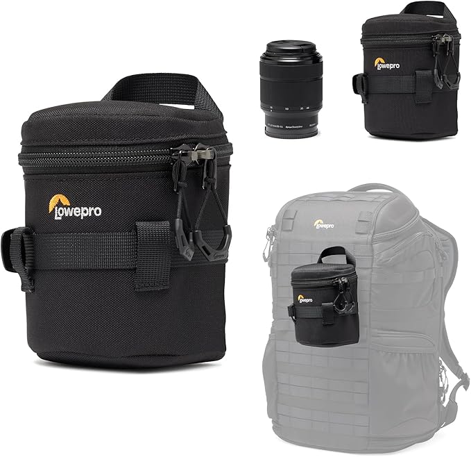 Lowepro ProTactic LCS 9 x 13 III Camera Lens Case, Camera Lens Pouch Bag, fits 24-70mm F/2.8, for DSLR and Mirrorless Cameras, Vol-0.5L Dim:5.12x3.54x3.54in, Camera Bag,for Photographer/Videographer by Lowepro