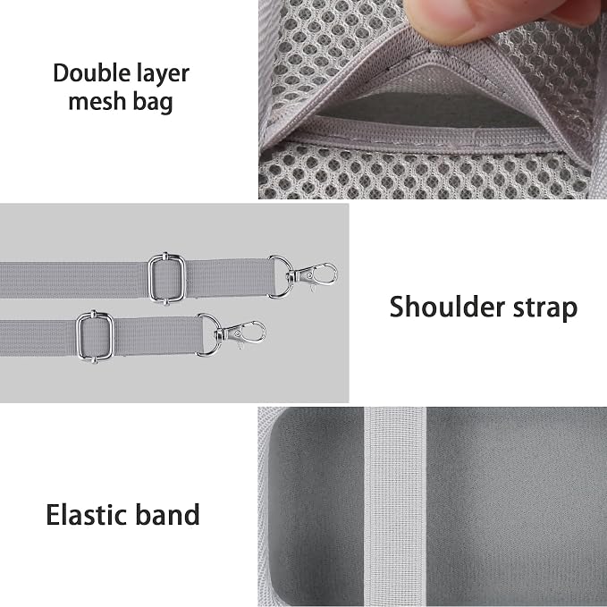 Camera Case for KODAK EKTAR H35/H35N/Snapic A1 Frame Film Camera | Protective Storage Box, Portable Carrying Box, Hard Protective Is Specifically Designed, Mesh Pocket, White Case - Image 4