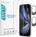 2+2 Pack Screen Protector for Google Pixel 10 Pro XL Tempered Glass | with Camera Lens Protector, Fingerprint ID Compatible, Anti Scratch, Bubble Free by Bencuku