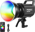 NEEWER FS150C 130W RGB LED Video Light with App/2.4G Control 17 Effects | 2500-7500K, 19800lux/1m, COB Continuous Lighting Output, CRI97/TLCI98, 4 Dimming Curves, Bowens Mount Spotlight Studio Shoots by Neewer