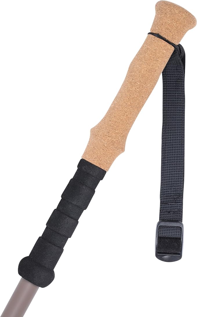 Cascade Mountain Tech Trekking Poles - Carbon Fiber Monopod Walking or Hiking Sticks with with Accessories Mount and Adjustable Quick Locks - Image 10