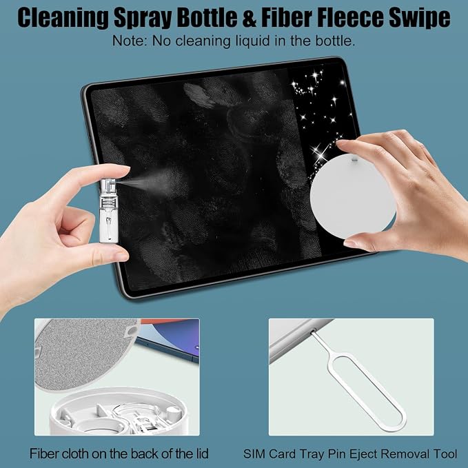 VICHYIE 20 in 1 Multifunctional Cleaner Kit for Electronic Devices (White) | Keyboard Cleaning Brush, Headphones Cleaner Kit for AirPods, Multi-Tool for Cleaning Laptop, Earbuds, Camera, Cellphones - Image 4