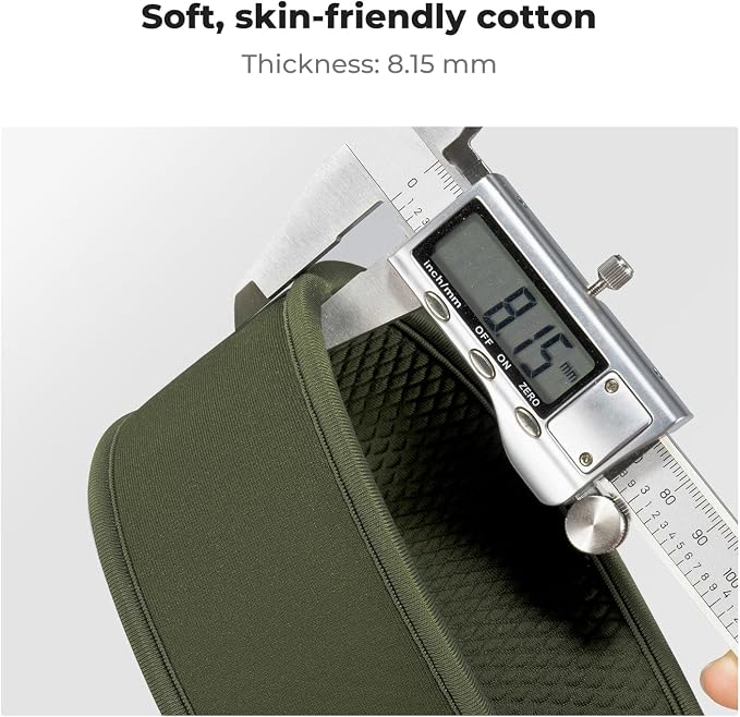 K&F CONCEPT Camera Neck Strap | Soft Neoprene, Adjustable Shoulder Belt, Zipped Pocket, Compatible with Sony/Canon/Nikon/Fuji DSLR SLR Mirrorless - Image 9