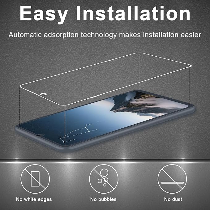 3+3 Pack for Samsung Galaxy A37 5G Screen Protector + Camera Lens Protector | 9H Tempered Glass, Anti Scratch, Easy Installation, Bubble Free, HD Clarity, Case Friendly - Image 7