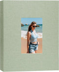 Photo Album 8x10 Linen Picture Book 26-Page Album Holds 52 Photos Art Presentation Folder for Picture or Certificates Storage by CHERRICH