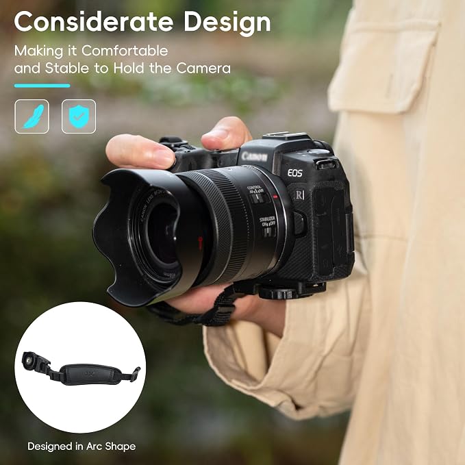 JJC Camera Hand Grip Strap for Canon EOS R8 R10 R7 R5 C R6 Mark III II V R RP 90D 5DM4 Rebel T7 T8i T7i T6i T6 SL3 4000D Sony A6700 ZR Z30 Coolpix P950 P900 for Panasonic Lumix GX85 G85 GH4 G100 FZ80 - Image 6