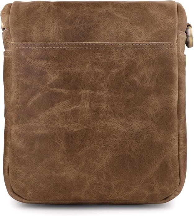 MegaGear Genuine Leather Camera Messenger Bag Mirrorless Portable electronic device cover - Image 8