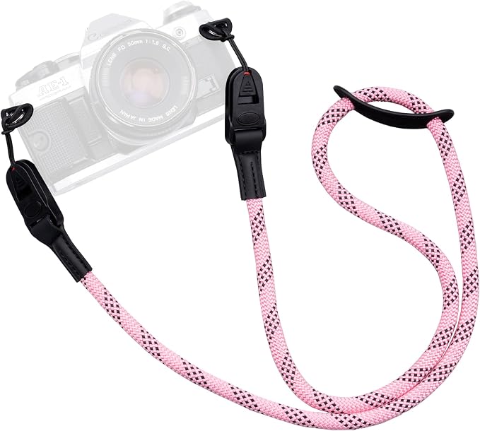 VKO Camera Strap Rope Quick Release Neck Shoulder Straps for Photographers | Film SLR DSLR Cameras Vintage Cute QD Nylon Adjustable by VKO