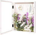 Muzilife 16x20 Shadow Box Wood Picture Frame, 2.16 Deep, Real Glass, White | FSC-Wood, Magnetic Door, Linen Interior & Pins, Vertical, Horizontal Wall Hanging, Display Case Frame for Photos & Keepsakes by Muzilife