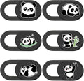 Panda Camera Cover Slide Cute Animal Design Privacy Camera Blocker Protector for Laptop Desktop Tablet Phone Notebook Mini PC Accessories for Home Office Travel Use Secure Durable Cover by PRESSINART